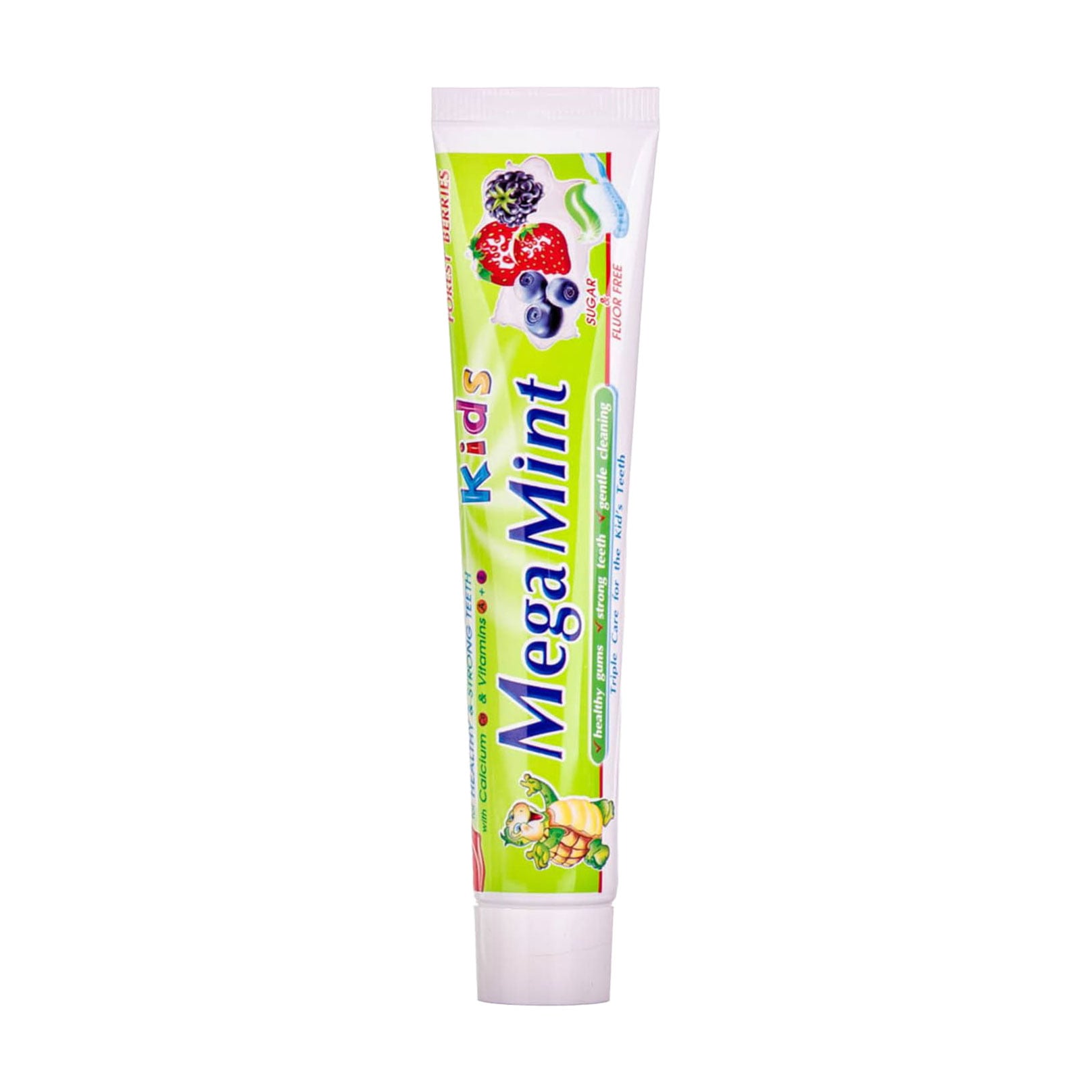 Дитяча зубна паста Mega Mint Kids Лісові ягоди, від 3 років, 50 мл